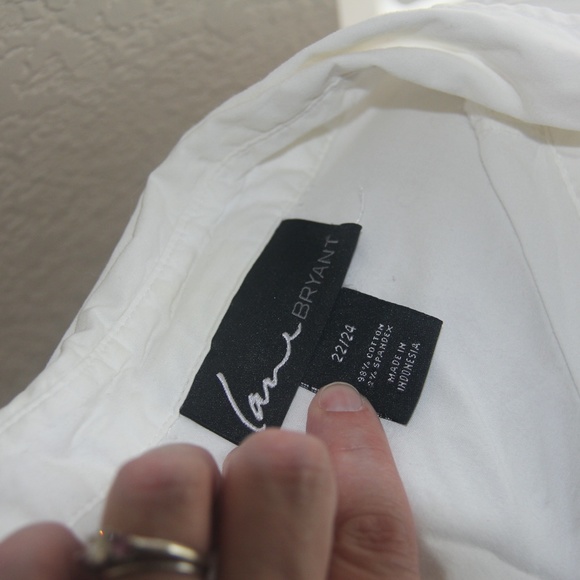 Lane Bryant Two Pocket Button up - Picture 6 of 8